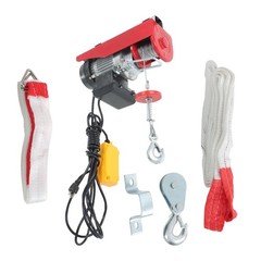 PA200 Electric Hoist 440lbs w/ 14ft Remote, 110V 510W Motor, Dual Hook System