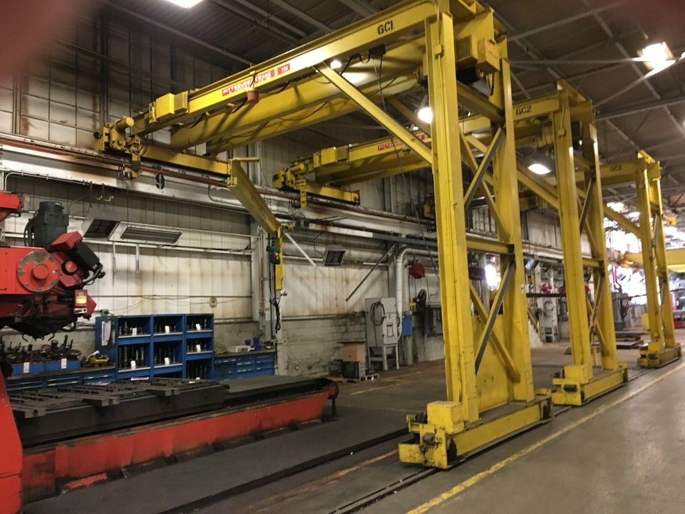 5 TON PITTSBURGH SINGLE LEG SINGLE GIRDER GANTRY CRANE: YODER #67228