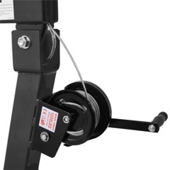 Hydraulic Pickup Truck Crane Hoist Jib Crane 2000 lbs 360° Swivel Hoist Lift