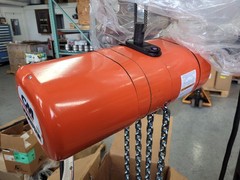 CM 1-TON LOADSTAR ELECTRIC CHAIN HOIST, 10′ LIFT, 2765-HS, 460/230 V, 8′ FPM