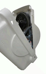 Hefty Hoist 8500 Flat Plate Clamshell Cover White Boat Lift Motor Shroud w/ Hard