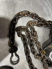 CM Hoist 3 ton puller lever aluminum chain hoist model B. Used Surplus