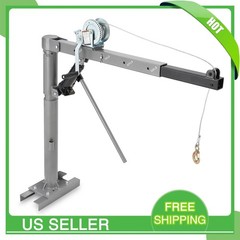1000 Lb Manual Pickup Hoist Pickup Truck Telescopic Crane Lift Hoist Load Crane