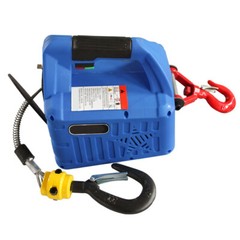500KG/1100LBS Electric Wireless Hoist Winch Hoist Crane Lift 25ft 1500W w/Remote