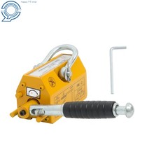 Permanent Magnetic Lifter 440lbs Lifting Capacity 2.5 Safety Factor Yellow
