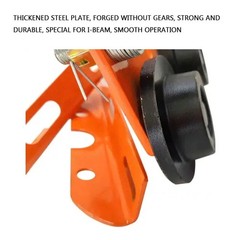 Electric Hoist Hand-pushed Six-wheel Lifting Crane Single-track Pulley Block