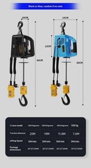 Mini Electric Hoist – Portable Lifting Machine for Home & AC Installation