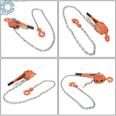 Wrench Hoist Manual Lever Block Steel Chain Hoist 6600lb Capacity 10ft G80 Chain