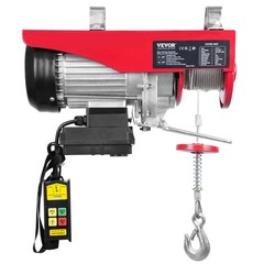 VEVOR Electric Hoist 440lbs Crane Winch with Wireless Remote Control 480W 110V