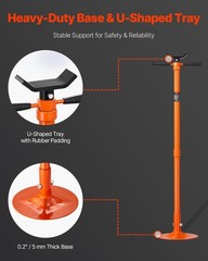 Underhoist Support Stand, 3/4 Ton (1653 Lbs) Capacity under Hoist Jack Stand wit