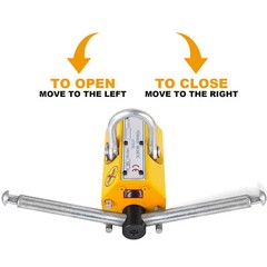 100KG 220LBS Steel Magnetic Lifter Heavy Duty Crane Hoist Lifting Magnet