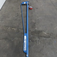 Gorbel 594278 8′ Travel Post Mount Tool Balancer Over Arm Jib Crane 50Lbs.