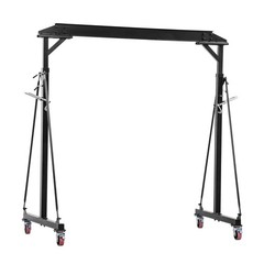Uimoso Adjustable Gantry Crane 2200lbs Portable Hoist Frame, Height 95.7″-142.9″