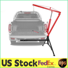 1000 Lbs Receiver Hitch Mounted Hydraulic Truck Crane W/3 Boom Capacity Options