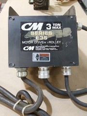 CM 635 Series 9577 Motor Driven Trolley 3TON MAX…CONTROL BOX AND PENDANT