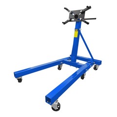 2000LBS Foldable Engine Stand Heavy Duty Motor Hoist Dolly w/360° Rotating Head