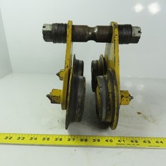 Budgit No. 82 Manual Push Pull Hoist Trolley 2″ To 4-3/4″ Flange 2000lb Capacity