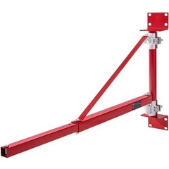 Heavy-Duty Wall Mount Jib Crane, 660 lbs Capacity, Electric Hoist Swing Arm, 180