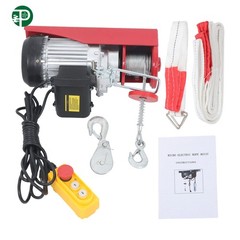 880lbs 110V Electric Hoist with 14FT Wired Remote Control,20-40FT Lifting Height