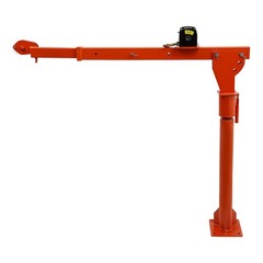 1100 LB Truck-Mounted Crane Hoist Truck-Mounted Crane with 12V Electric Winch