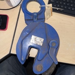 Vestil EPC-40 Vertical Plate Clamp, 2 Ton Opening