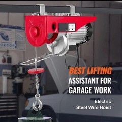 Vevor Electric Hoist 1320lbs Crane Winch with Wireless Remote Control 1150W,Exce