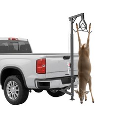 Hitch Mounted Deer Hoist 600lbs Capacity Hitch Game Hoist Adjustable Height