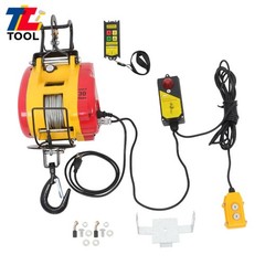 1100lbs 1800W 2in1 Portable Electric Hoist Winch Wire & Wireless Remote Control
