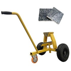 880LB 2.75″ Stone Plate Handling Carry Tools 17.3″ Wheel Track Thickened Steel