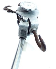 Cadillac Winch Ratcheting Hoist Come A Long 19 ft Cable 1 Ton Capacity