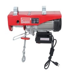 Mini Electric Hoist PA800 1760lbs 110V 1350W 328ft/100m Wireless Remote Control