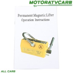 ALL-CARB 880 lbs Permanent Magnetic Lifter Lifting Magnet 2.5 Safety Factor