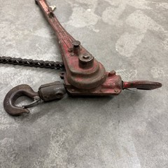 Coffing Company Ratchet Lever Chain Hoist 1 Chain 3/4 TON 2 Chains 1 1/2 TON