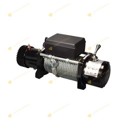 Off-Road Vehicle Electric Winch 12V 24V Steel Cable Puller Car Self-Rescue Winch