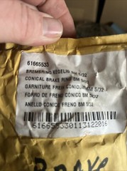 NOS Demag Conical Brake Ring 61665533