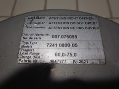 Carl Stahl Kromer 7241 0800 05 Tool Balancer Spring Coil Zero Gravity 60-75 KGS