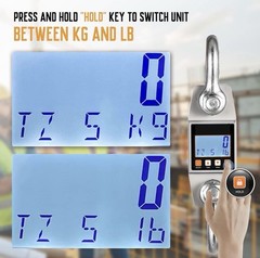 3000KG 3T Crane Scale High Precision Weighing Scale Digital Hanging Scale New