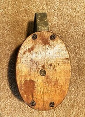 Boston Lockport 3 Wheel Wood/Steel Hoist Large Block-MADE IN THE USA