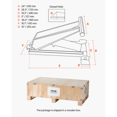 8 Ton Hydraulic Scissor Hoist Kit Fit 10-14Ft Dump Trailer Bed Body