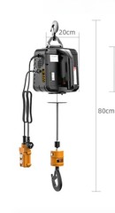 220v 500kg Remote control crane hoist wire rope electric hoist aluminum shell