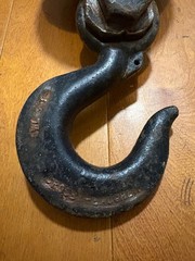 DRH Johnson Crane Non Swivel Overhaul Headache Ball & 3 Ton Crosby Lifting Hook