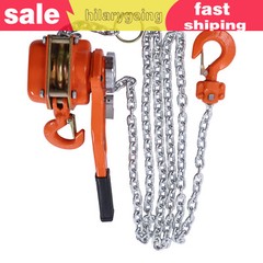 1650LBS 3/4 Ton 10ft Lever Block Chain Hoist Ratchet Type Come Along Puller !