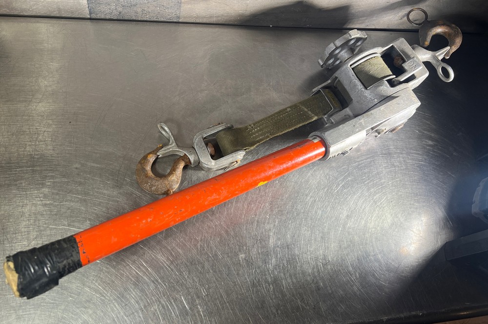 Chance Hoist 1 Ton Hot Stick Ratcheting Strap Hoist. Our #1