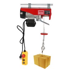 Electric Hoist Winch Lifting 440Lbs Engine Crane Ceiling Pulley Crane 480W