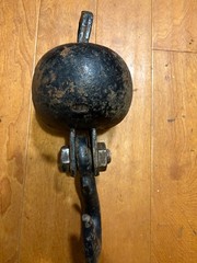 DRH Johnson Crane Non Swivel Overhaul Headache Ball & 3 Ton Crosby Lifting Hook