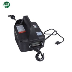 2 in 1 Portable Electric Hoist Winch, Wireless Remote Control 1100lbs 1500W