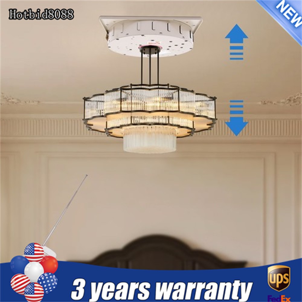 Electric Chandelier Hoist, 2 in 1 Chandelier Hoist Lifter System +Remote Control
