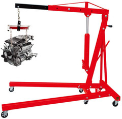 Engine Hoist Cherry Picker Shop Crane 3 Position Leveler 3/4 Ton 1500LB Capacity