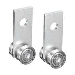 2 Wheel Trolley Assembly Rollers for 1-5/8″ Taller Strut Channel, 2 Pairs