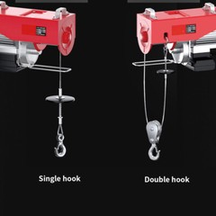 800kg Electrical Trolley Cable Crane Winch Cable Winch Cable hoist 1300W